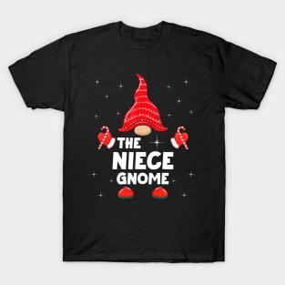 The Niece Gnome Matching Family Christmas Pajama T-Shirt